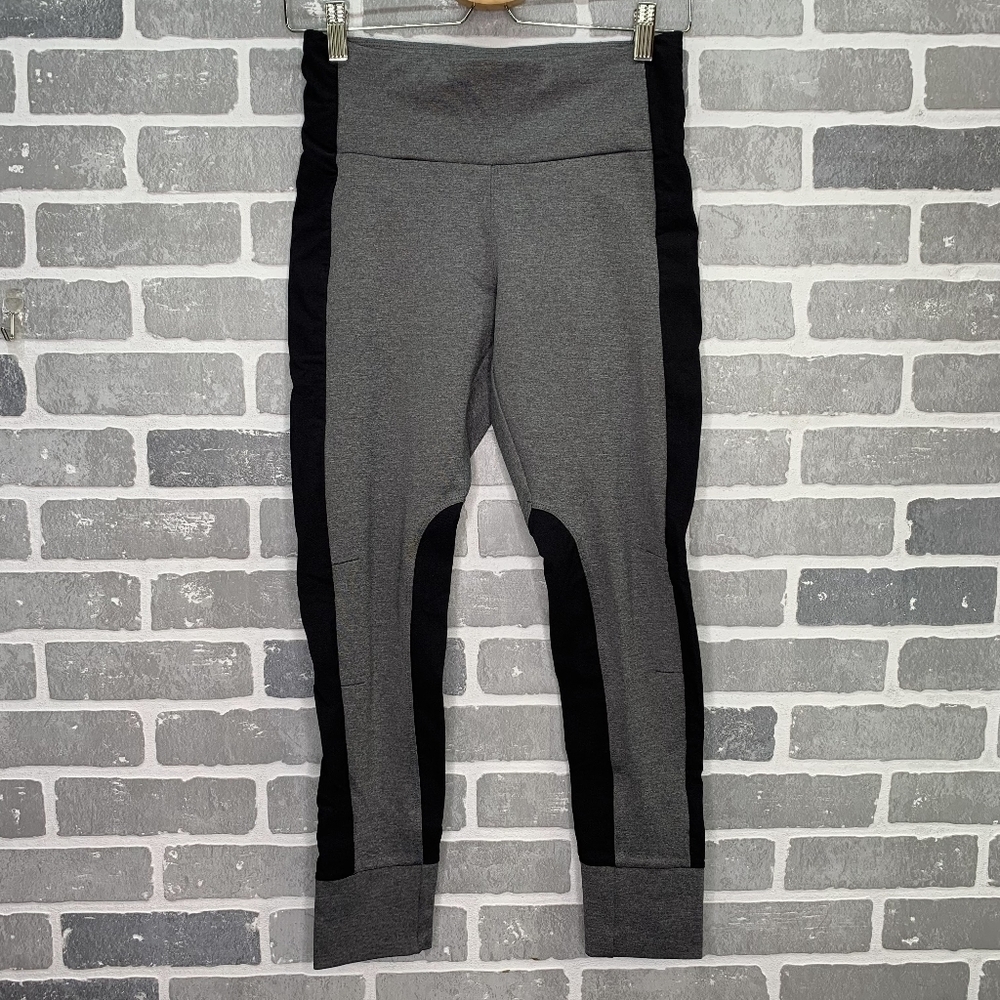 Athleta Essex Hybrid‎ Tight Gray Black Legging Size Small Petite